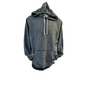 H&M GRAY MENS HOODIE REGULAR FIT SIZE LARGE